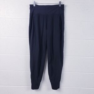 Athleta Distance Jogger Pants Size Small Black Athletic Athleisure Active Travel